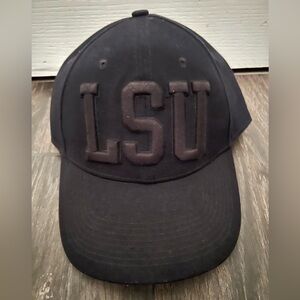 New Nike 91 Blacked Out LSU Embroidered Logo Hat